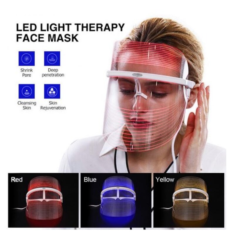 LED Beauty Mask - 2022 New 3 Color Personal Care Facial Instrument