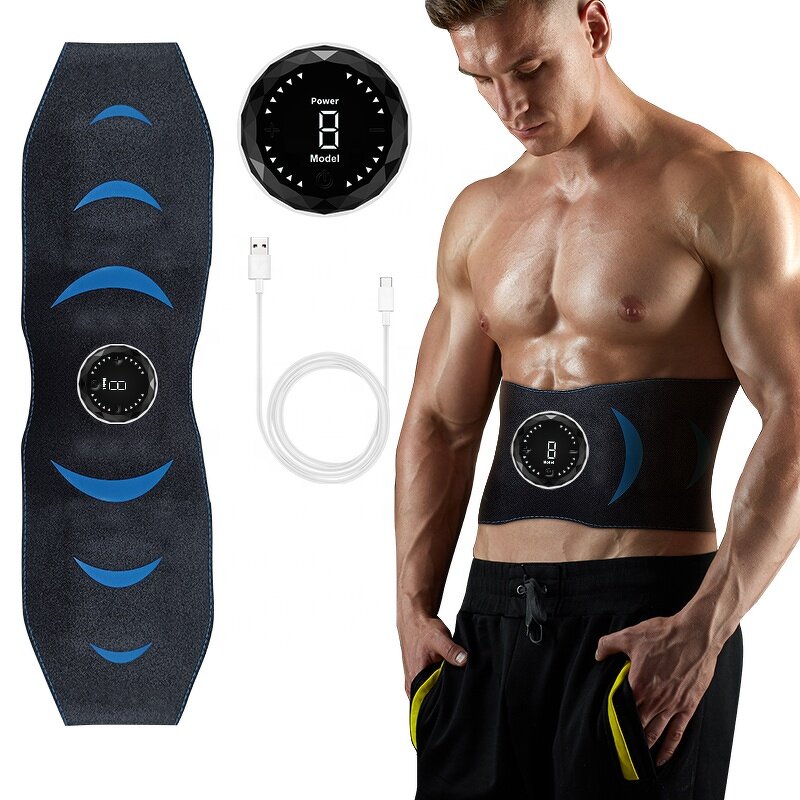 EMS Abdominal Belt - Electric USB Wireless Slimming Waist Therapy Tool