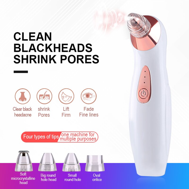Pore Vacuum Cleaner - In Stock Electric Blackhead Remover Suction Tool