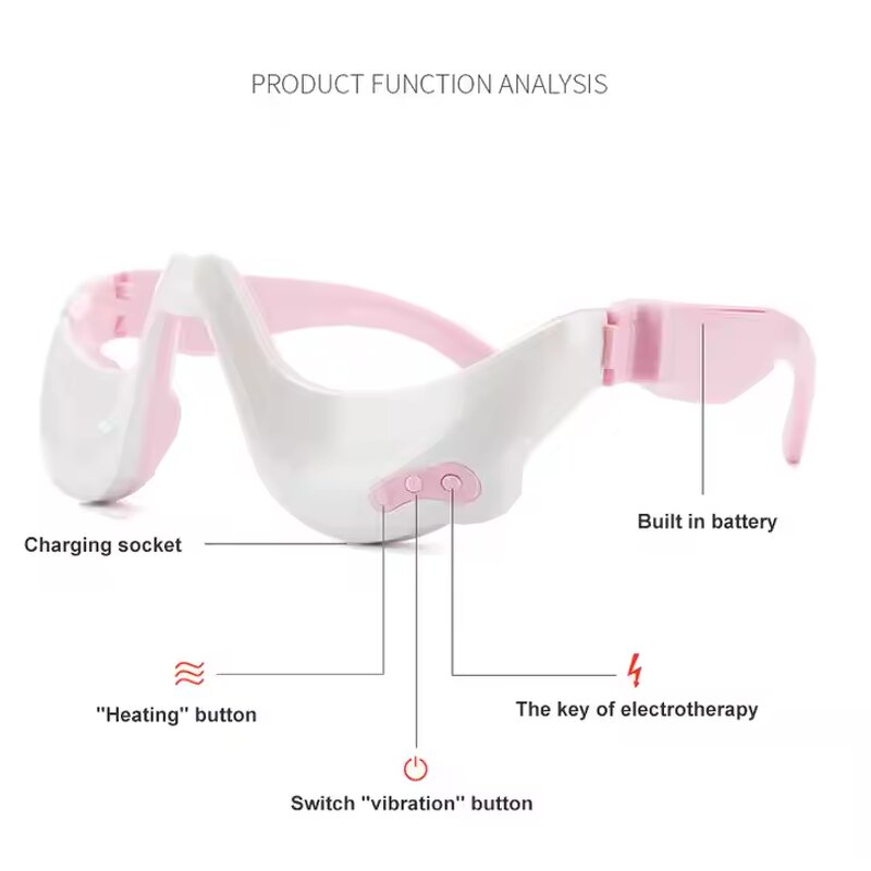 Eye Massager - Heating Microcurrent 3D Anti-aging Dark Circle Removal