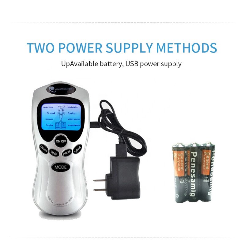 TENS Unit Massager - Dual Channel Pulse Meridian Slimming Muscle Tool