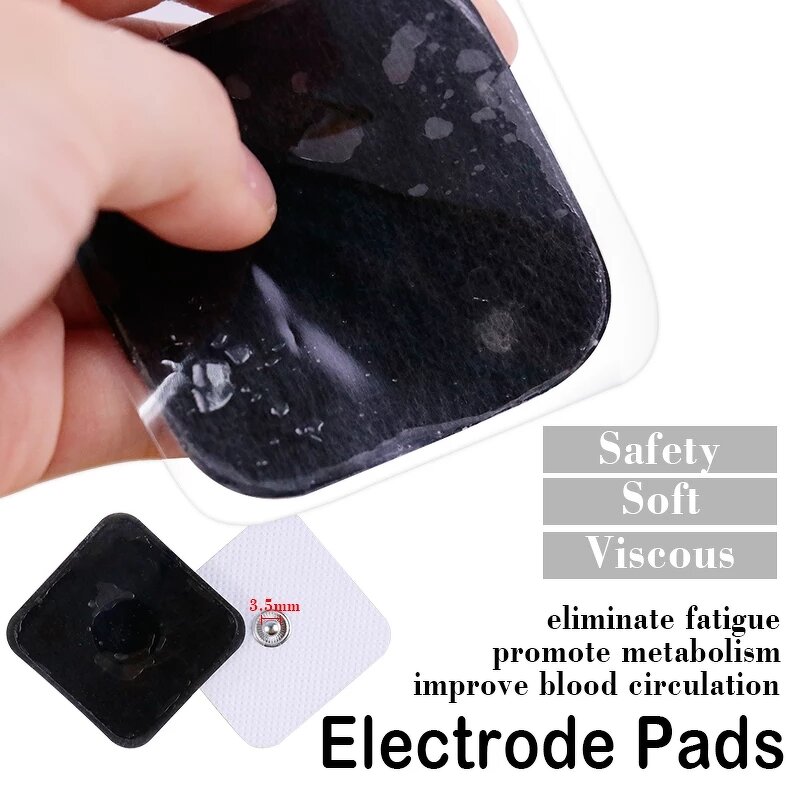 TENS Electrode Pads - EMS Self-Adhesive Gel Patch Acupuncture Therapy Tool
