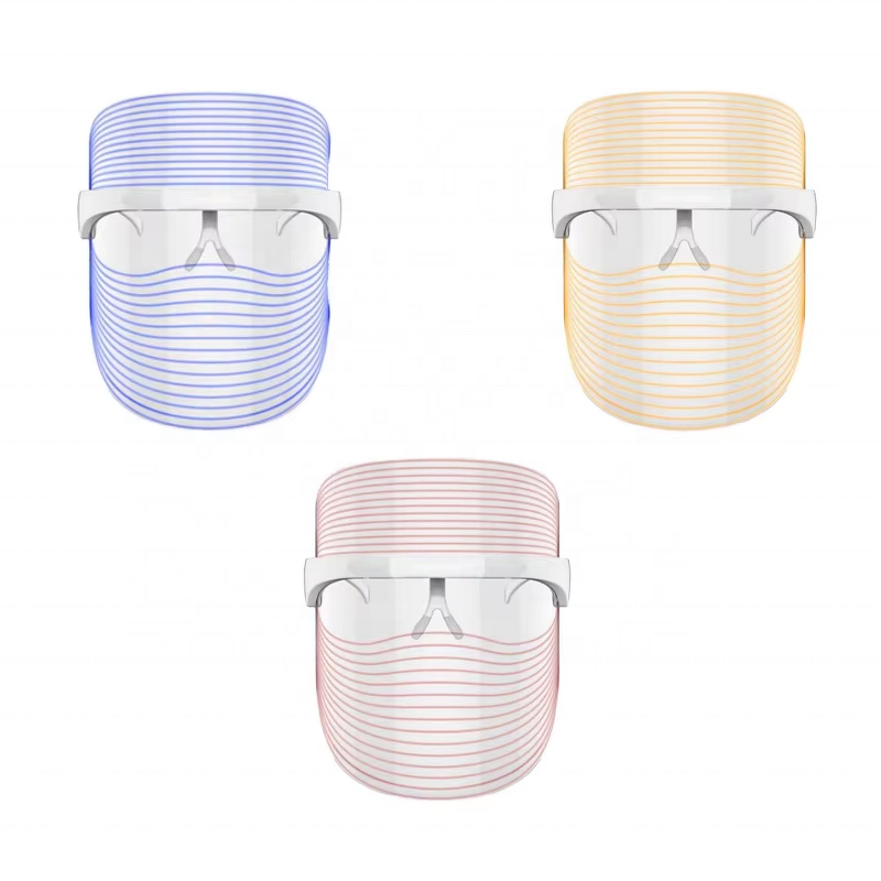 LED Face Mask - Home Use 7 Color Light Therapy Skin Rejuvenation Tool