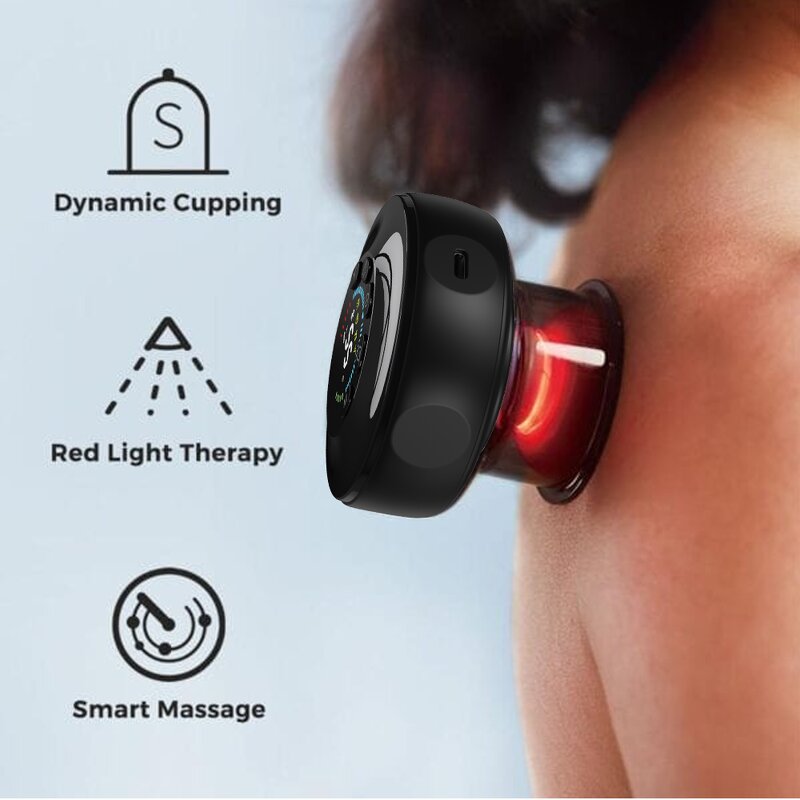 Electric Cupping Therapy - 12 Gear Body Guasha Massage Cups Tool