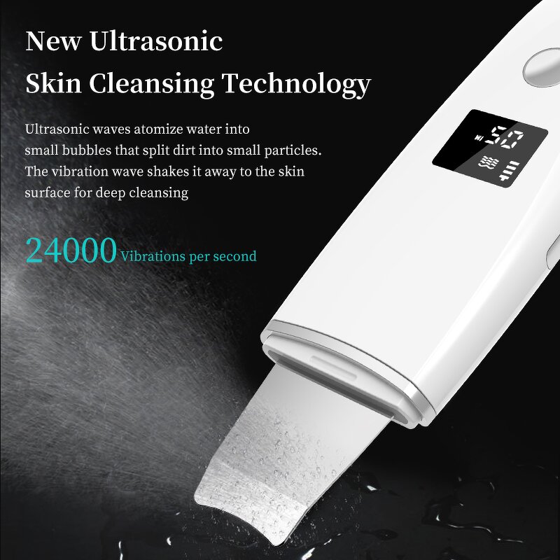 EMS Facial Instrument - Professional Sonophoresis Ultrasonic Ion Scrubber