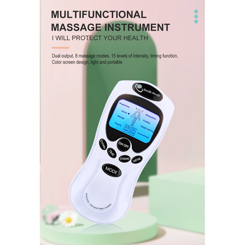 EMS Muscle Stimulator - TENS Unit Digital Physical Therapy Body Tool