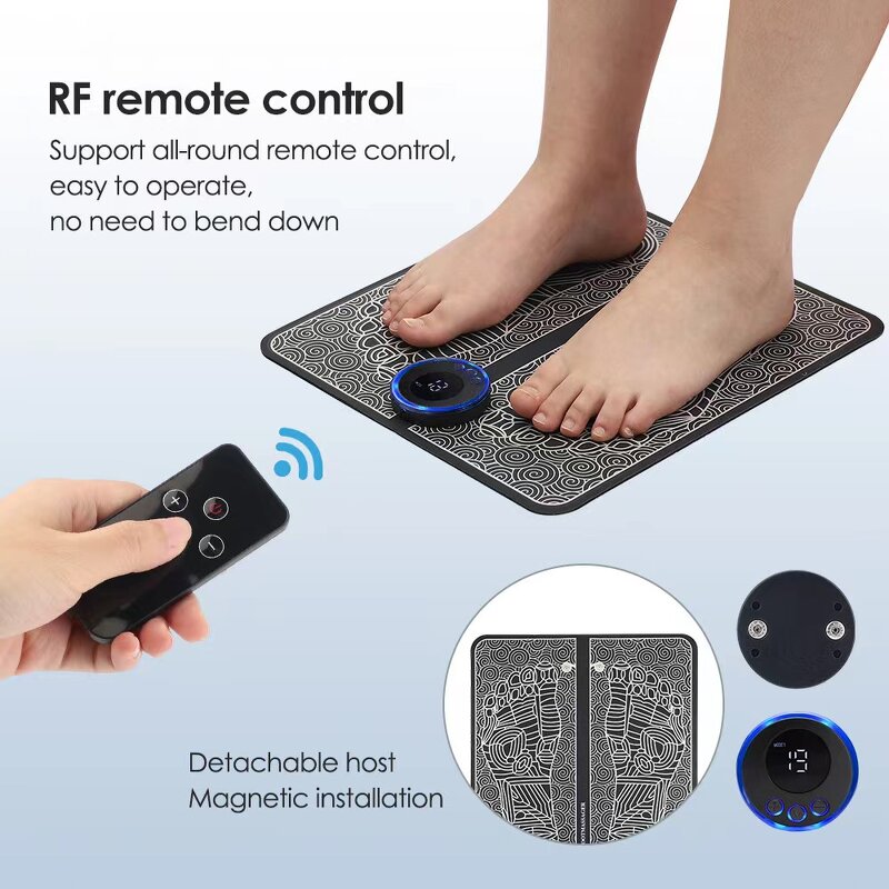 EMS Foot Massager - USB Rechargeable TENS Blood Circulation Pad