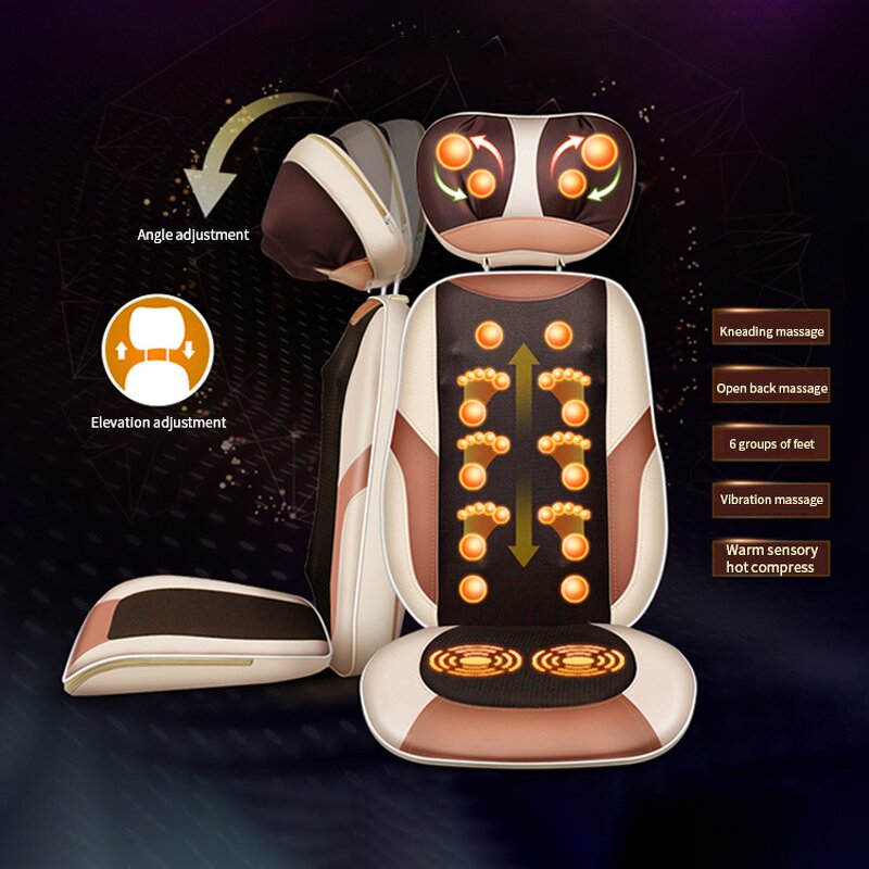 Full Body Massage Cushion - Electric Vibrating Neck Back Waist Leg Tool