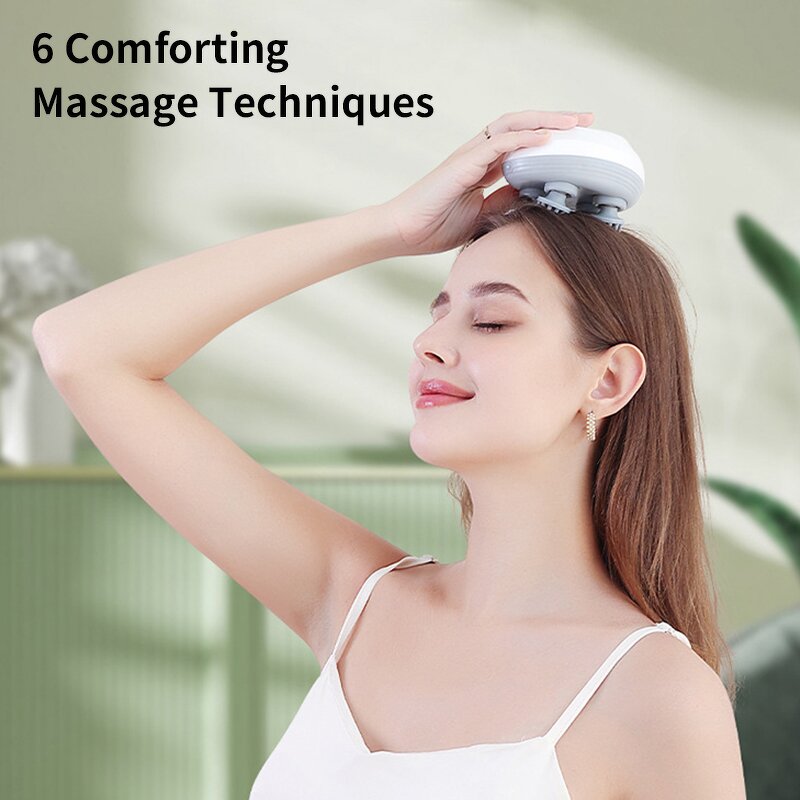 Neck Shoulder Massager - 2025 IPX7 Waterproof Shiatsu Scalp Head Vibrator