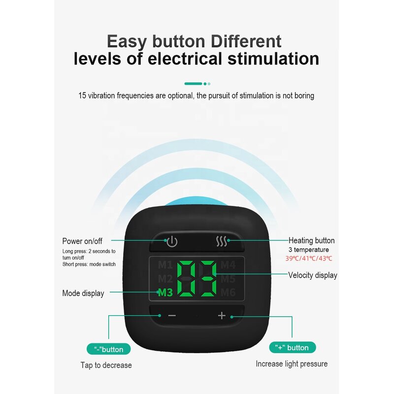 Abdominal EMS Massager - Electric Heating Vibration Slimming Belt Tool