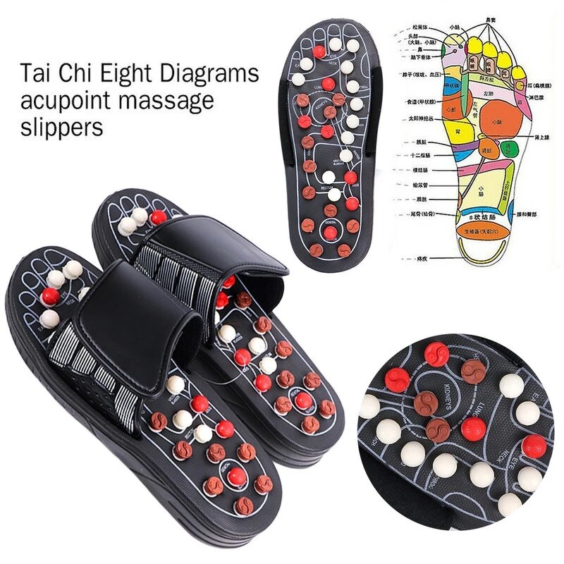 Foot Massage Slippers - Acupuncture Therapy Activating Acupoints Tool