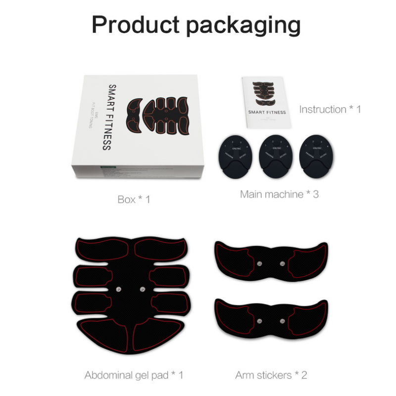 EMS Fitness Equipment - Gym Abdominal Hip Muscle Electro Stimulator Toner