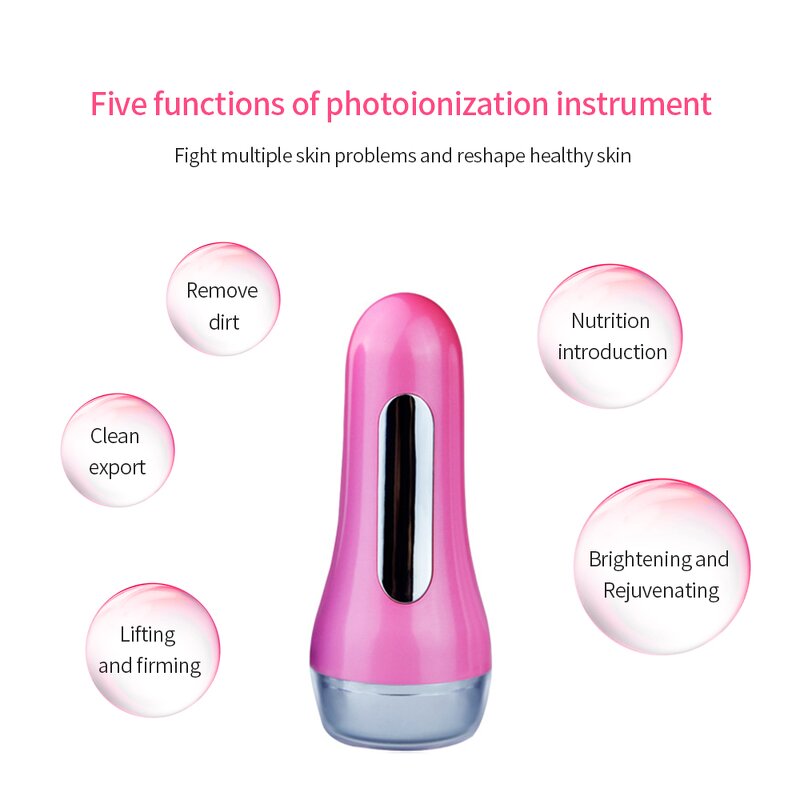 Ion Facial Instrument - Blackhead Cleansing Beauty Skin Cleaner Tool