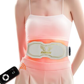 Heated Massage Belt - Home Office Rechargeable Muscle Training Pain Relief