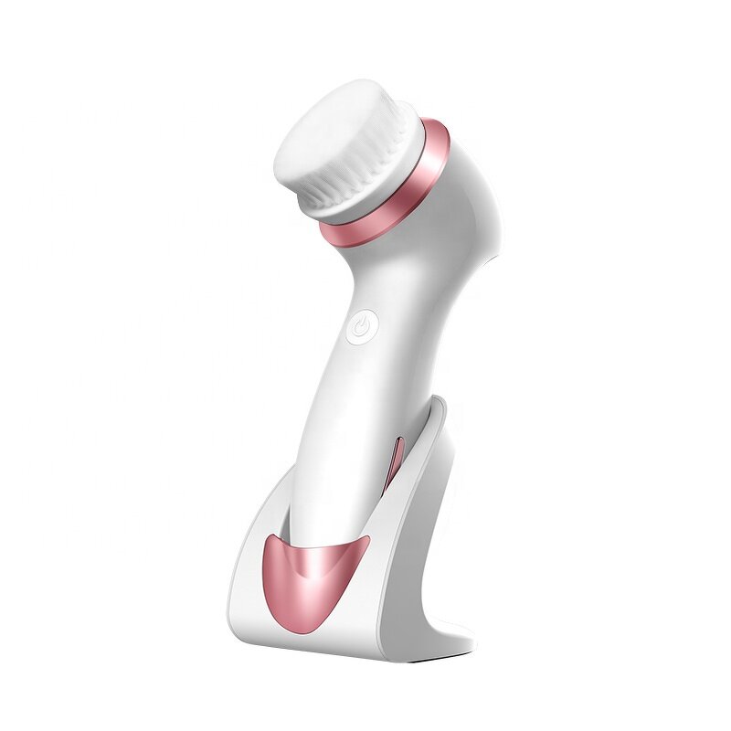 Facial Cleansing Brush - 3 in 1 IPX7 Waterproof Silicone Electric Tool