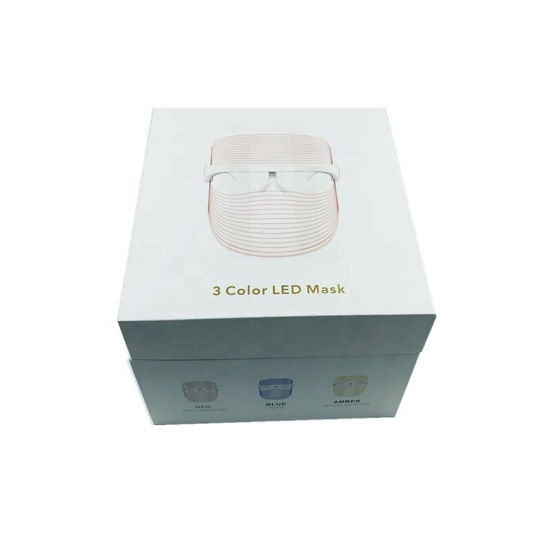 LED PDT Mask - 3 Colors Beauty Machine Light Therapy Facial Tool