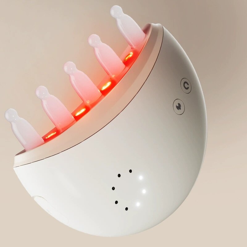 Jade Hair Comb - Electric Heating Scalp Massage Hot Comb Tool