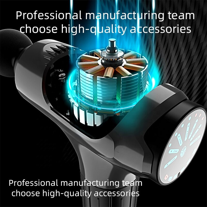 Massage Gun - Cordless Booster Impulse Percussion Deep Tissue Tool