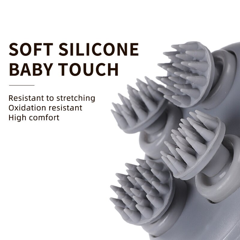 Electric Head Massager - ABS Cat Body Neck Deep Tissue Kneading Vibrator