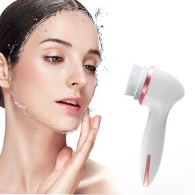 Silicone Face Brush - IPX7 Waterproof Exfoliate Facial Cleansing Tool