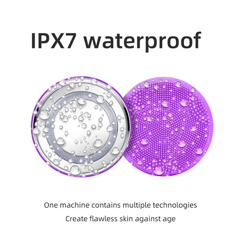 Silicone Facial Brush - Free Sample Waterproof Rechargeable Face Scrubber