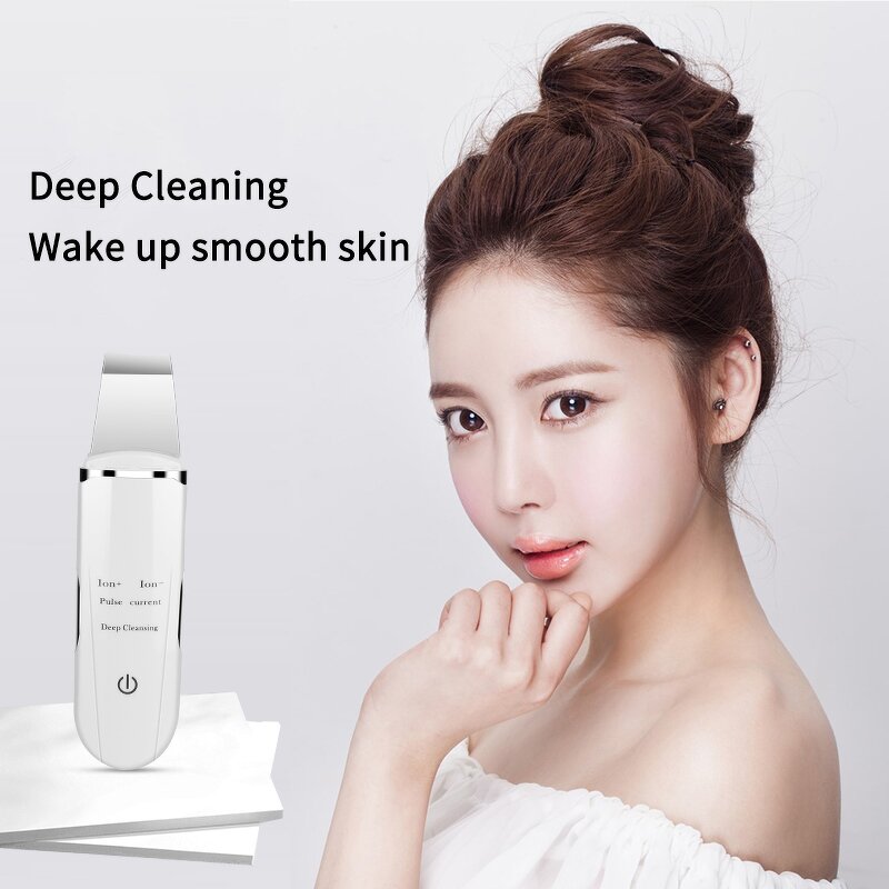 Ultrasonic Scrubber - Deep Face Cleaning Peeling Shovel Pore Lift Tool