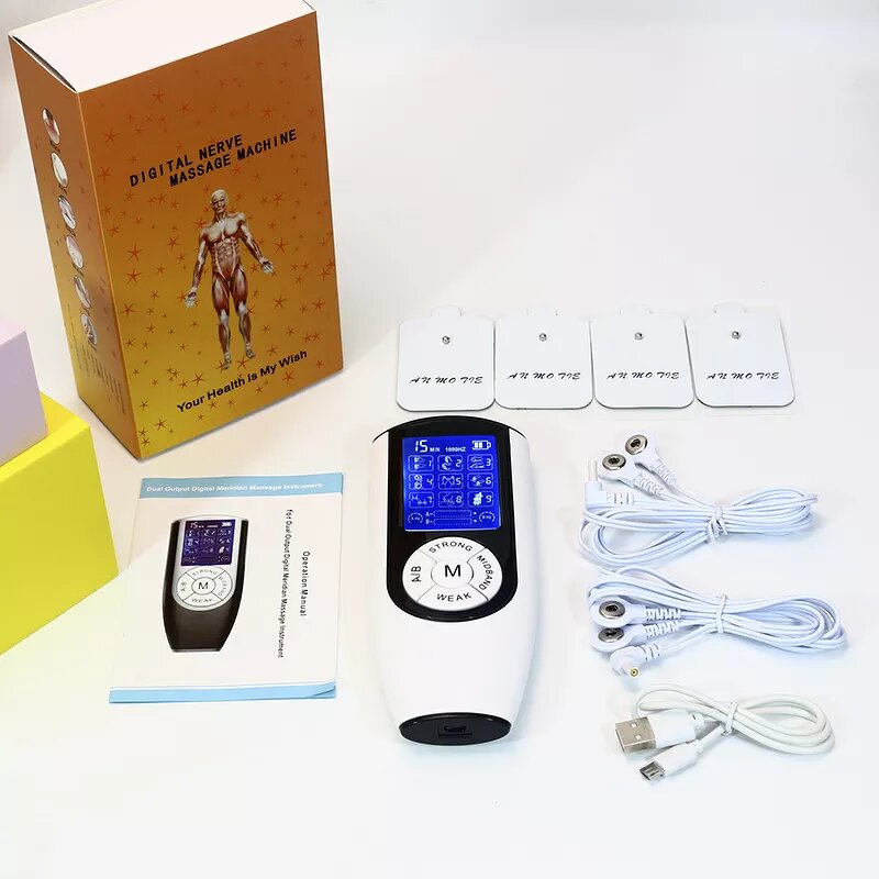 TENS Unit Machine - Digital Physical Therapy Electric Pulse Massager