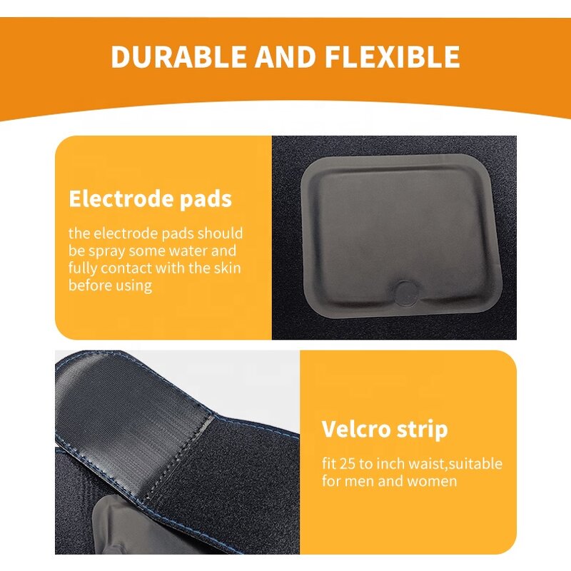 EMS Fitness Belt - Muscle Stimulation Abdominal Massage Waist Tool