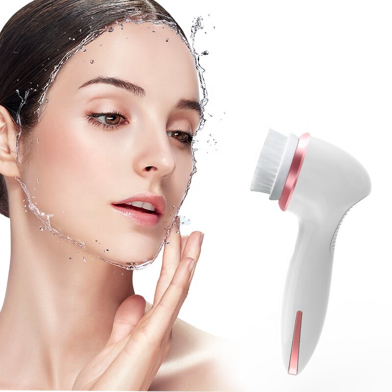Facial Cleansing Brush - 3 in 1 Sonic Wireless Silicone Face Cleaner Tool