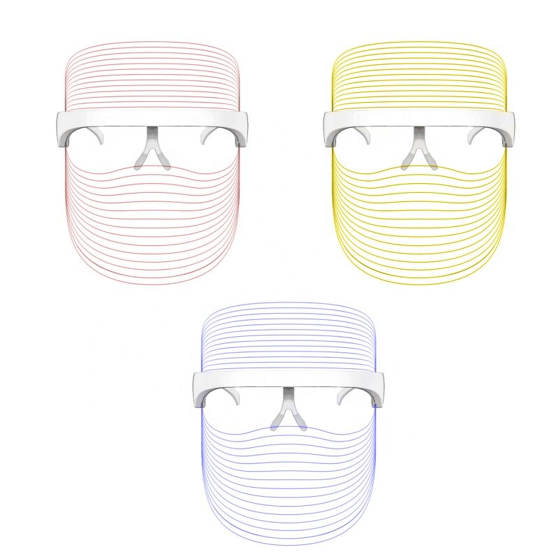 LED Beauty Mask - 2022 New 3 Color Personal Care Facial Instrument