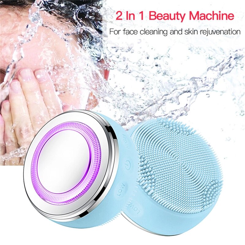 Silicone Face Cleanser - Hot Sale Portable Electric Waterproof Scrubber