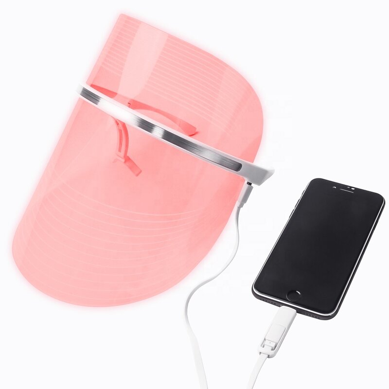LED PDT Mask - 3 Colors Beauty Machine Light Therapy Facial Tool