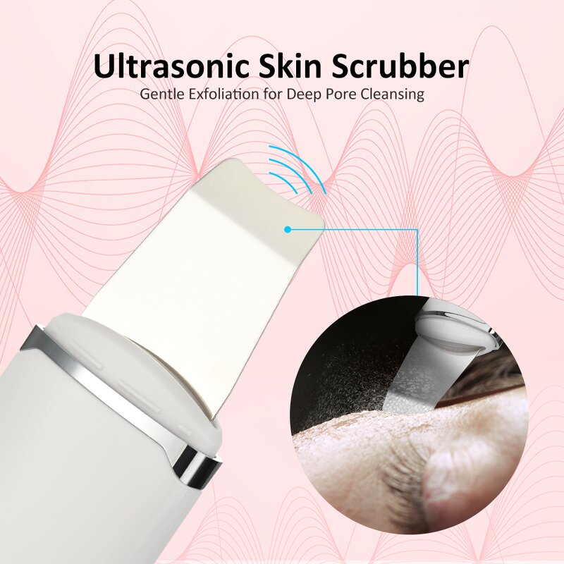 Ultrasonic Spatula - Electric Facial Acne Blackhead Cleansing Tool