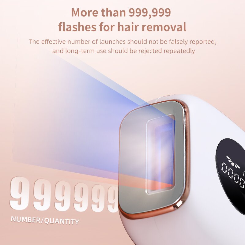 IPL Hair Removal Device - Ice Cool 999999 Flashes Permanent Laser Tool