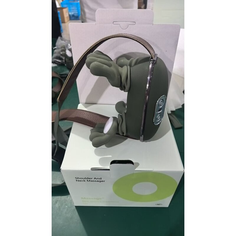 Electric Head Massager - Scalp Stress Heating Shoulder Neck Kneading Tool