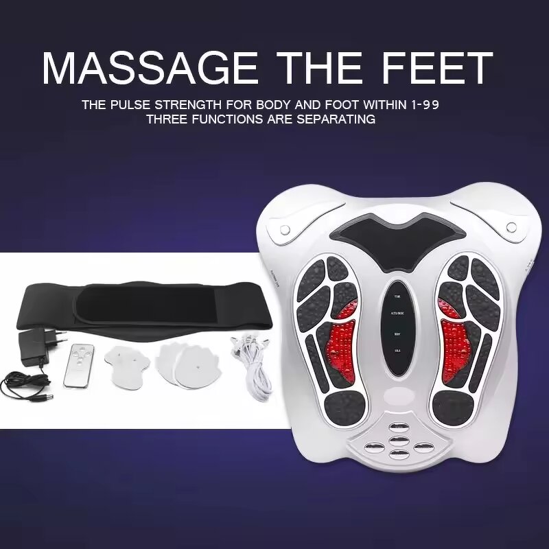 Foot Leg Massager - Electrotherapy Infrared Finger Pressure Stimulator