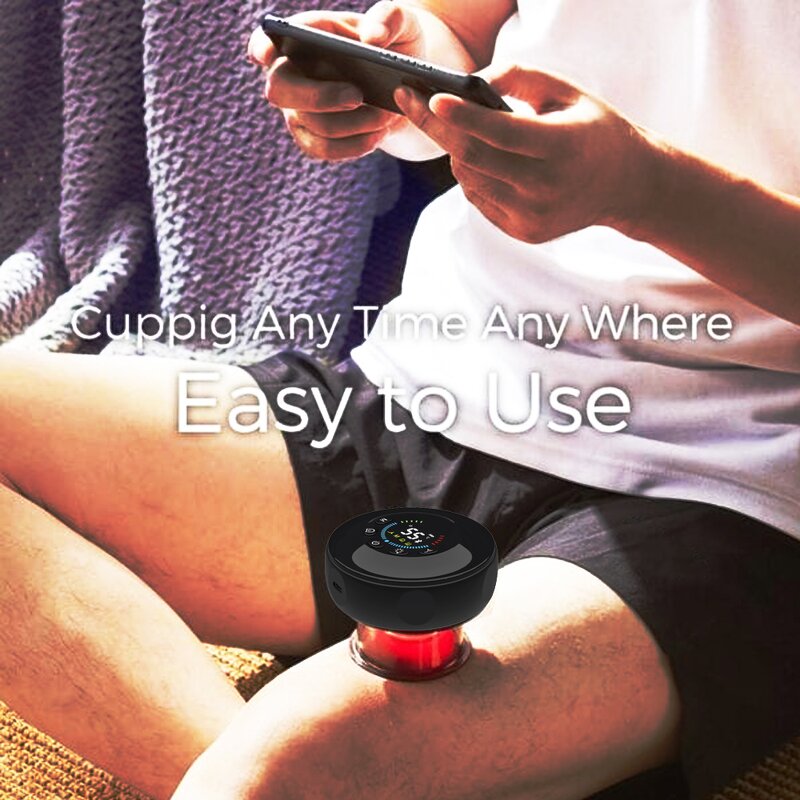 Electric Cupping Therapy - 12 Gear Body Guasha Massage Cups Tool