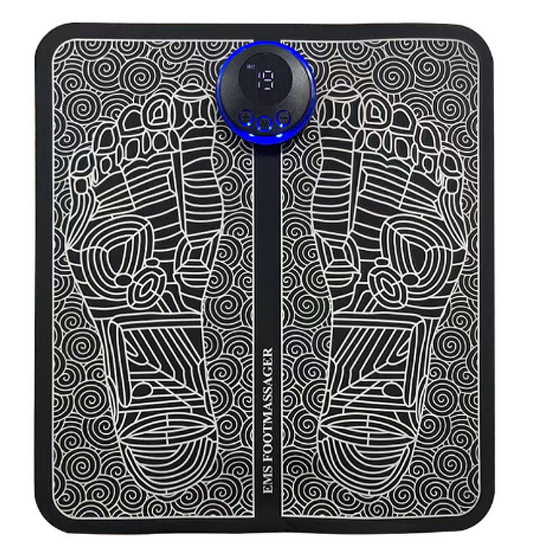EMS Foot Massager Mat - Intelligent Tens Vibrator Leg Muscle Pain Relief
