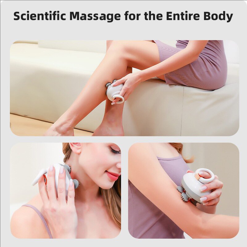 Neck Shoulder Massager - Heated Deep Tissue Kneading Rechargeable Tool