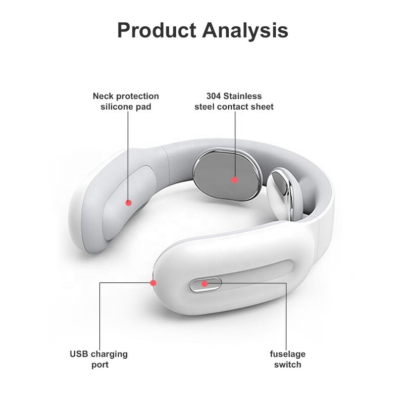 Electric Neck Massager - Trending Remote Control Pulse Cervical Therapy Tool