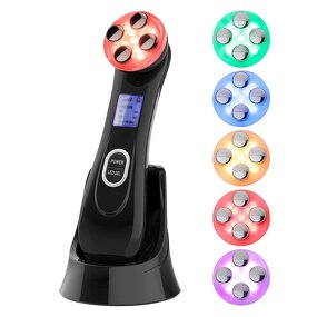 RF EMS Face Massager - 5 Colors LED Photon Therapy Wrinkle Removal
