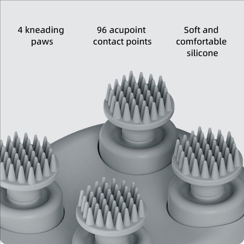 Neck Shoulder Massager - 2026 IPX6 Waterproof Shiatsu Scalp Head Vibrator