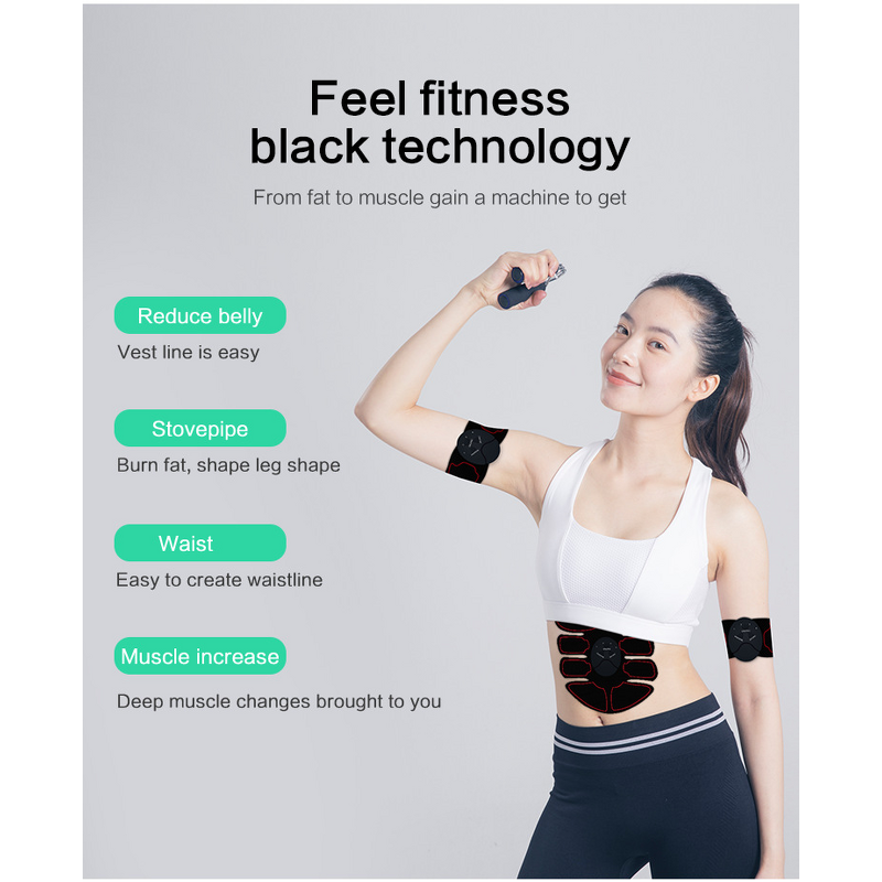 EMS Fitness Equipment - Gym Abdominal Hip Muscle Electro Stimulator Toner