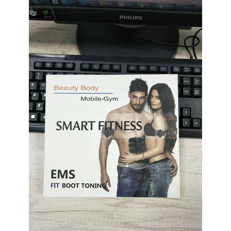 EMS Muscle Stimulator - Wireless Six Pads Abdominal Slimming Body Tool