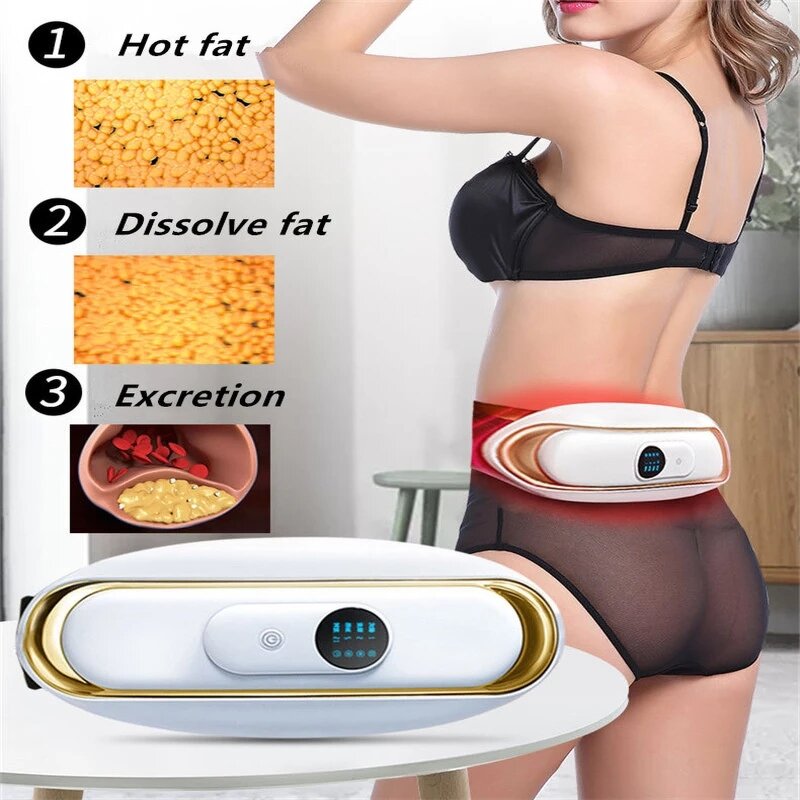 Abdominal Slimming Belt - Electric Fat Burning Belly Massage Tool