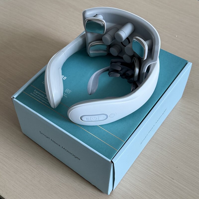 Cervical Neck Massager - 9 Modes 15 Intensity Heating Pulse Pain Relief