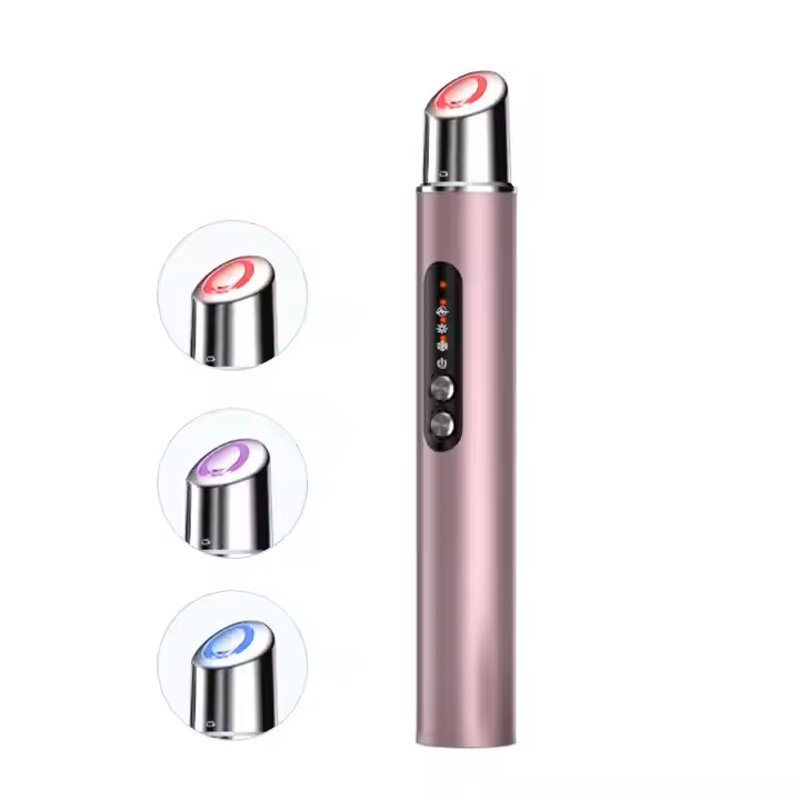 EMS Eye Massager - Red Blue Light Vibration Anti-aging Cold Hot Tool