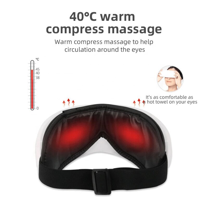Smart Eye Massager - 2023 Foldable Heat Compression Eye Care Tool