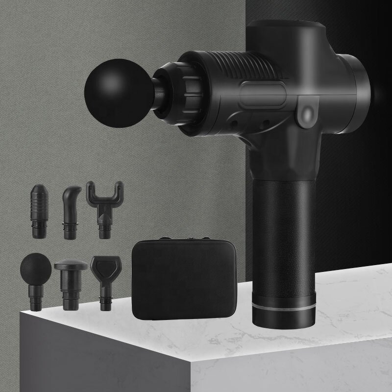 Massage Gun - Cordless 12.8V 20/30 Speeds Black Handbag Battery Tool