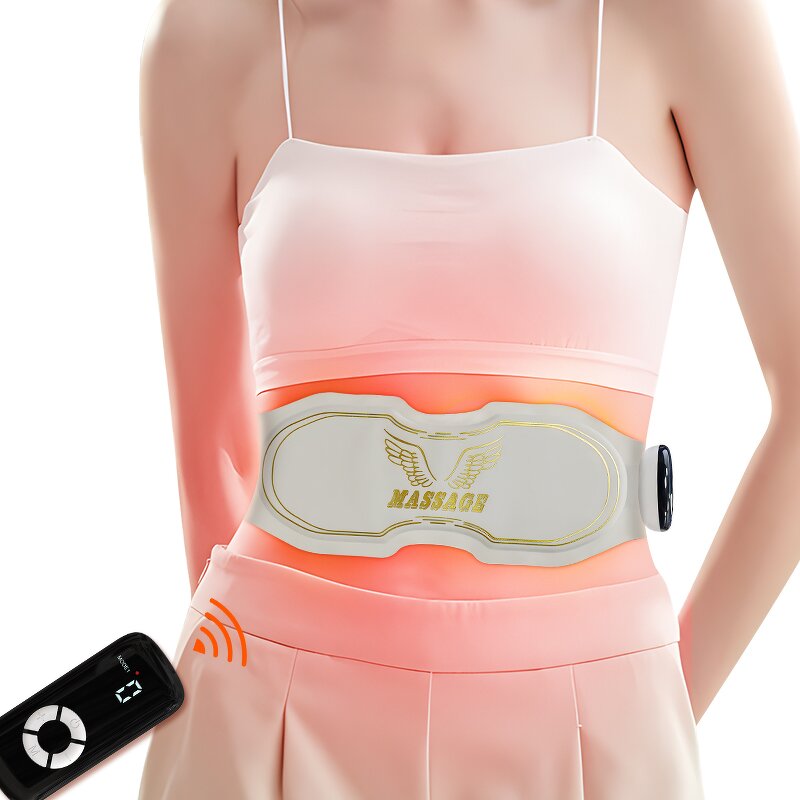 Back Waist Massage Belt - New Remote Control Rechargeable Heated Pain Relief